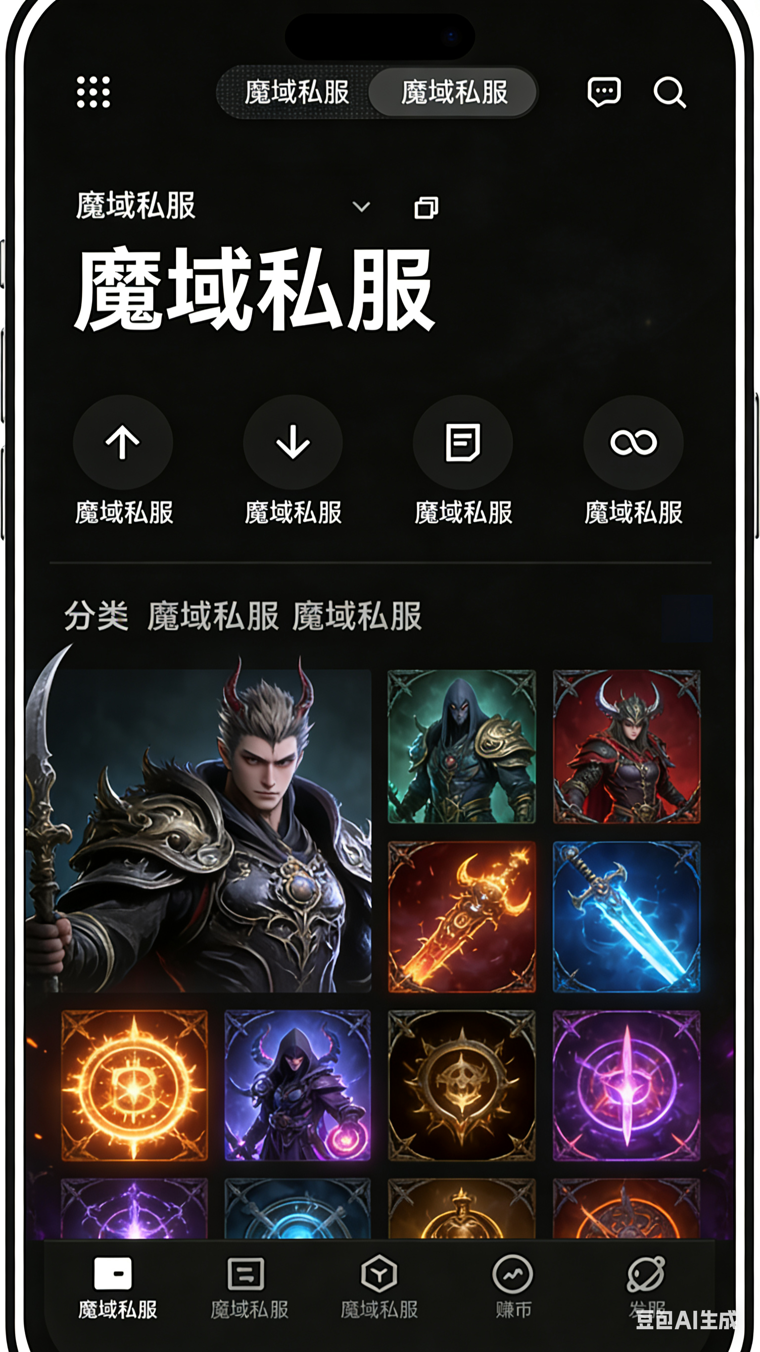 魔域SF职业技能面板